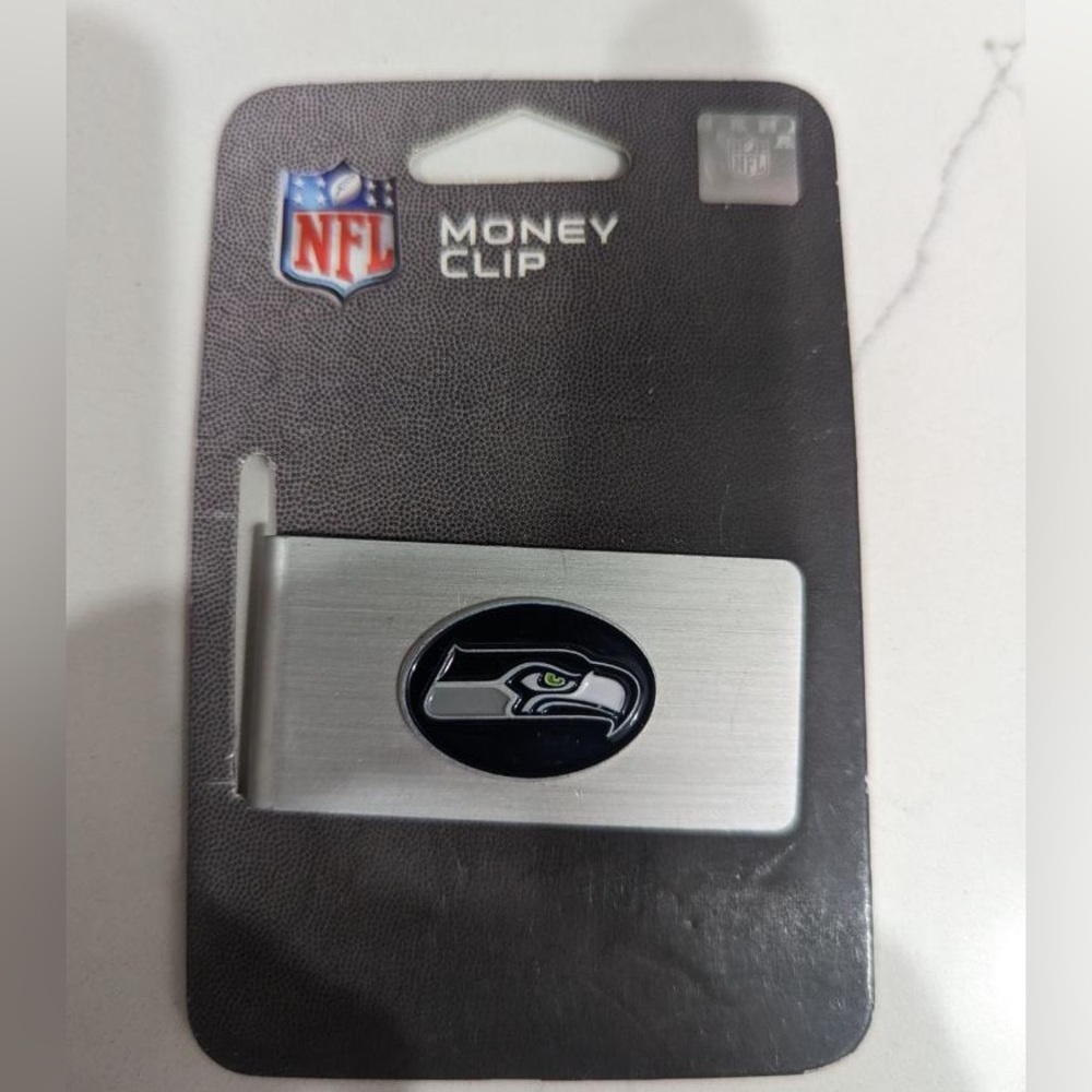 NFL Seattle Seahawks Money Clip, NEW (Logo)